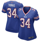 Thurman Thomas Buffalo Bills Nike Women's Game Retired Player Jersey - Royal