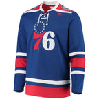 Philadelphia 76ers G-III Sports by Carl Banks Pointman Hockey Fashion Jersey - Royal