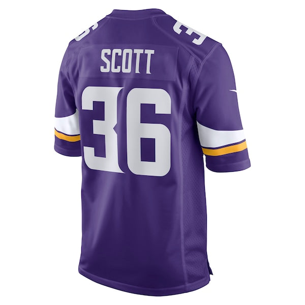 Zavier Scott Minnesota Vikings Nike Team Game Jersey -  Purple