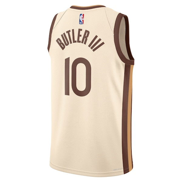 Jimmy Butler III Golden State Warriors Nike Unisex 2025/26 Swingman Jersey - Tan - City Edition