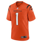 Ja'Marr Chase Cincinnati Bengals Nike Alternate Game Jersey - Orange/Black
