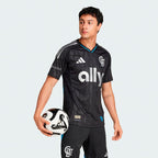 Charlotte FC adidas 2025 Fortress Kit Authentic Jersey - Black
