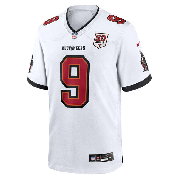 Emeka Egbuka Tampa Bay Buccaneers Nike  White Game Jersey - White/Red/Creamsicle