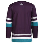 Anaheim Ducks adidas 30th Anniversary Primegreen Authentic Jersey – Purple