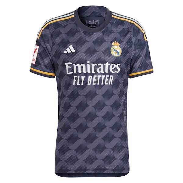 Los Merengues adidas 2023/24 Away Authentic Jersey - Navy
