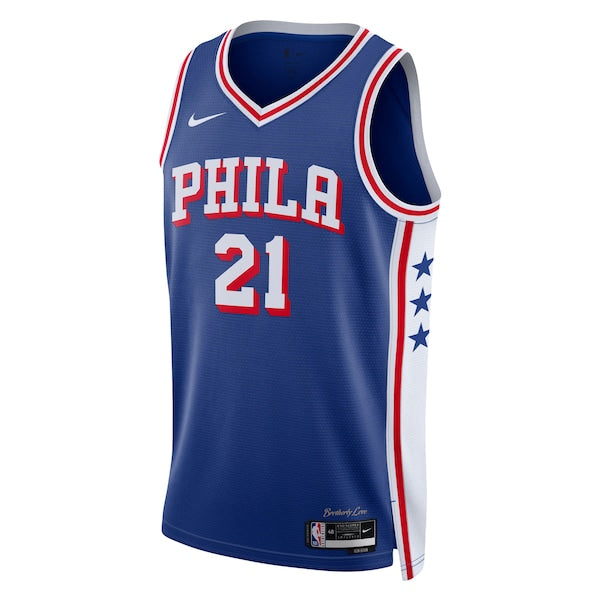 Joel Embiid Philadelphia 76ers Nike Unisex Swingman Jersey - Icon Edition - Royal/White