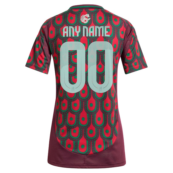 Mexico National Team adidas Women's 2024 Home Replica Custom Jersey - Green
