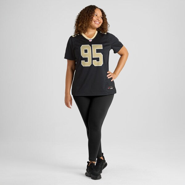 John Ridgeway III New Orleans Saints Nike Women's  Game Jersey -  Black