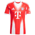 Bayern Munich adidas 2025/26 Home Replica Jersey - Red/White