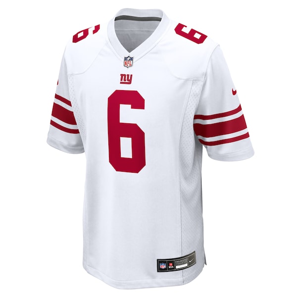 Jaxson Dart New York Giants Nike Preschool Game Jersey - White/Royal/Red