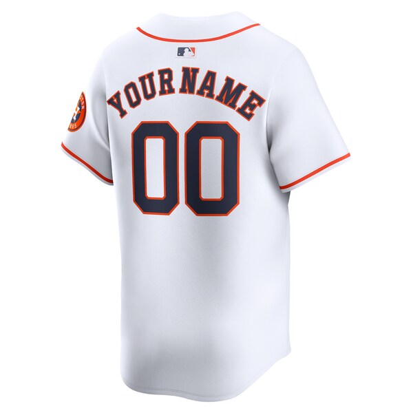 Houston Astros Nike Home Limited Custom Jersey - White