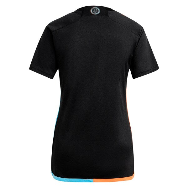 New York City FC adidas Women's 2024 24/7 Kit Replica Jersey – Black