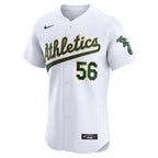Dany Jimenez Oakland Athletics Nike Home Elite Player Jersey - White