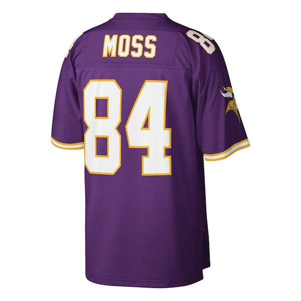 Randy Moss Minnesota Vikings Big & Tall 1998 Retired Player Replica Jersey - Purple/White