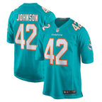 Alexander Johnson Miami Dolphins Nike  Game Jersey -  Aqua
