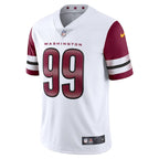 Chase Young Washington Commanders Nike Vapor Limited Jersey - White/Black/Burgundy