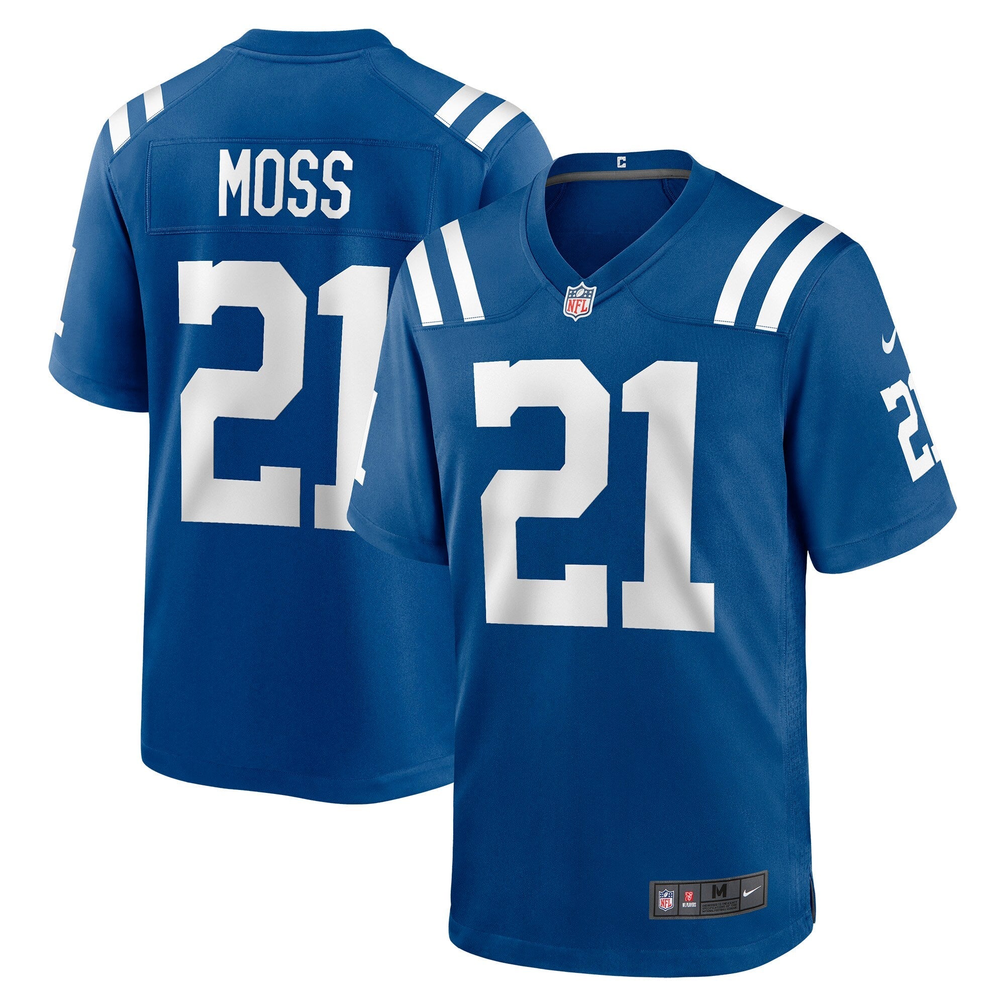 Zack Moss Indianapolis Colts Nike Indiana Nights Alternate Game Jersey - Royal/Royal