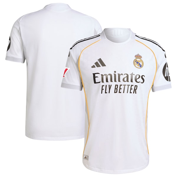 Los Merengues adidas 2025/26 Home Authentic Jersey - White/Blue