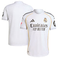 Los Merengues adidas 2025/26 Home Authentic Jersey - White/Blue
