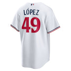 Pablo Lopez Minnesota Twins Nike Home Replica Jersey - White