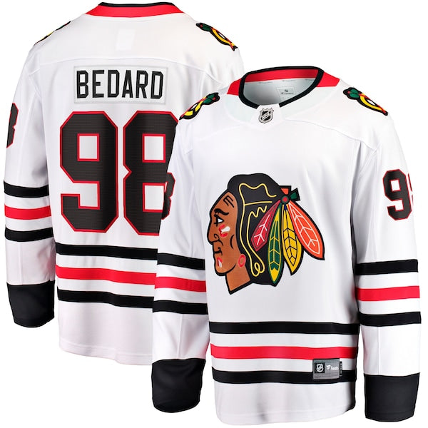 Connor Bedard Chicago Blackhawks  Breakaway Jersey - White