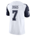 Trevon Diggs Dallas Cowboys Nike Vapor F.U.S.E. Limited Jersey - White/Navy