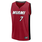 Kel'el Ware Miami Heat  Fast Break Player Jersey - Statement Edition - Red