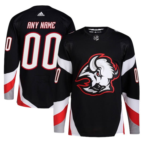 Buffalo Sabres adidas  Alternate  Primegreen Authentic Custom Jersey - Black