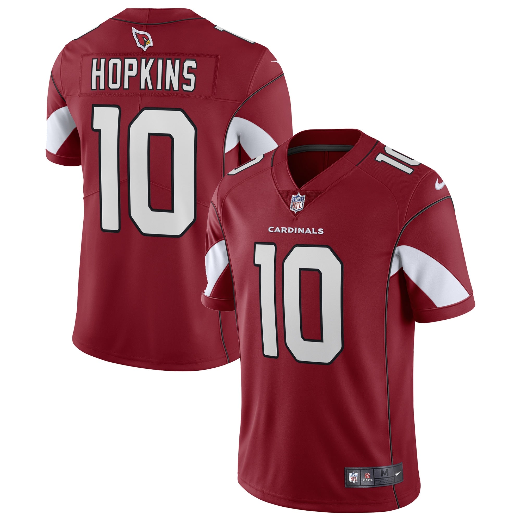 DeAndre Hopkins Arizona Cardinals Nike Vapor Limited Jersey - White/Black/Cardinal