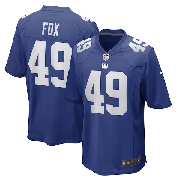 Tomon Fox New York Giants Nike Game Player Jersey - Royal