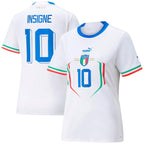 Lorenzo Insigne Italy National Team Puma Women's 2022/23 Away Replica Player Jersey - White