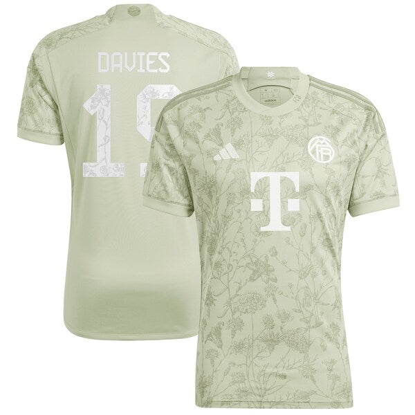 Alphonso Davies Bayern Munich adidas 2023/24 Oktoberfest Replica Player Jersey - Green