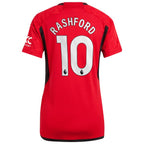 Marcus Rashford Manchester United adidas Women's 2023/24 Home Replica Player Jersey - Red/Green