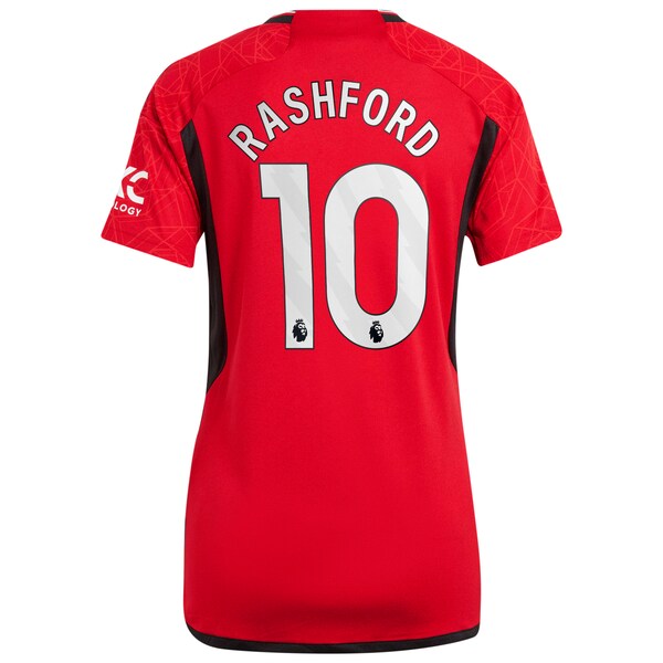 Marcus Rashford Manchester United adidas Women's 2023/24 Home Replica Player Jersey - Red/Green