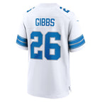 Jahmyr Gibbs Detroit Lions Nike Game Jersey - White