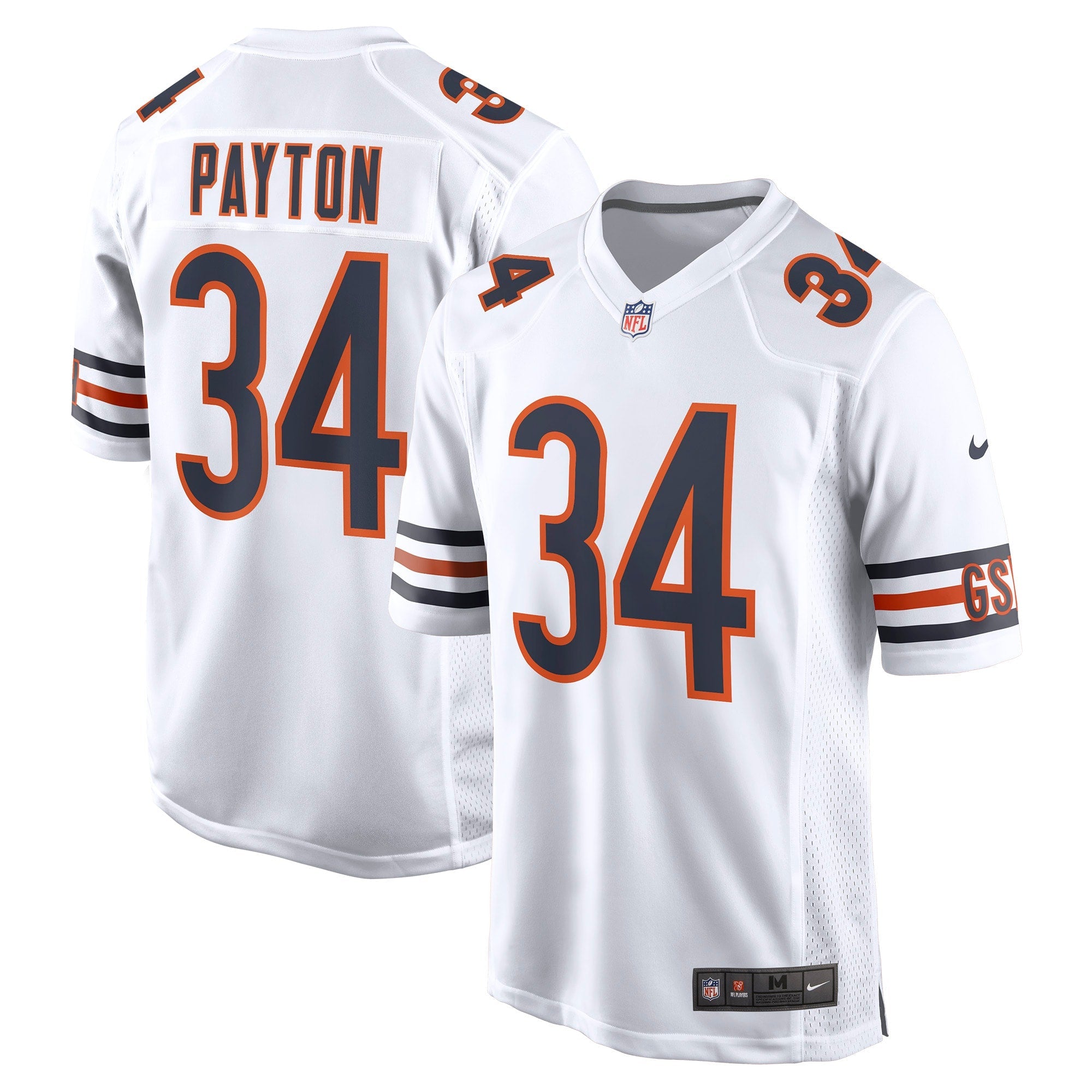 Walter Payton Chicago Bears Nike Game Retired Player Jersey - Navy/Orange/White