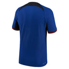 Netherlands National Team Nike 2022/23 Away Vapor Match Authentic Blank Jersey - Blue