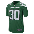 Michael Carter II New York Jets Nike Game Jersey - Gotham Green