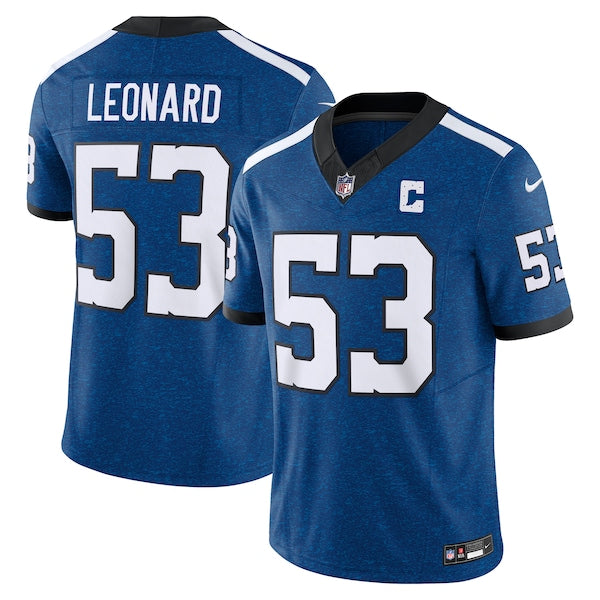 Shaquille Leonard Indianapolis Colts Nike Vapor F.U.S.E. Limited Jersey - Blue/Royal/White