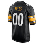 Justin Fields Pittsburgh Steelers Nike Game Player Jersey - Black
