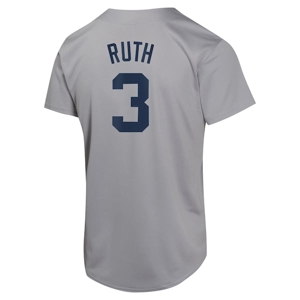 Babe Ruth New York Yankees Nike Youth Cooperstown Collection Limited Player Jersey - Gray