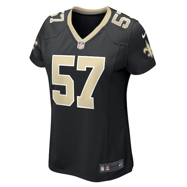Niko Lalos New Orleans Saints Nike Women's Team Game Jersey -  Black