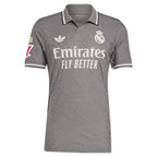 Kylian Mbappé Los Merengues adidas Originals 2024/25 Third Authentic Player Jersey - Charcoal