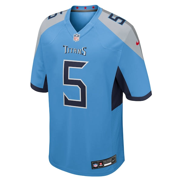 Elic Ayomanor Tennessee Titans Nike Team Game Jersey -  Light Blue