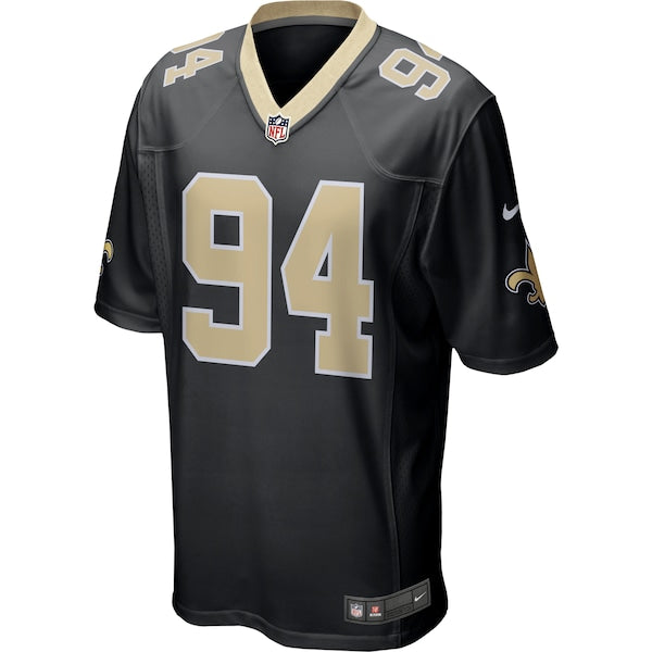 Cameron Jordan New Orleans Saints Nike Game Jersey - Black/White