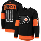 Travis Konecny Philadelphia Flyers adidas Alternate Primegreen Authentic Player Jersey - Black