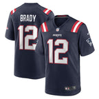 Tom Brady New England Patriots Nike Game Retired Player Jersey - Navy/White/Red