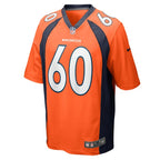 Luke Wattenberg Denver Broncos Nike Game Player Jersey - Orange