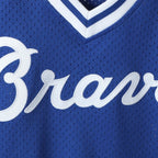 Dale Murphy Atlanta Braves Cooperstown Mesh Batting Practice Jersey - Royal/Scarlet