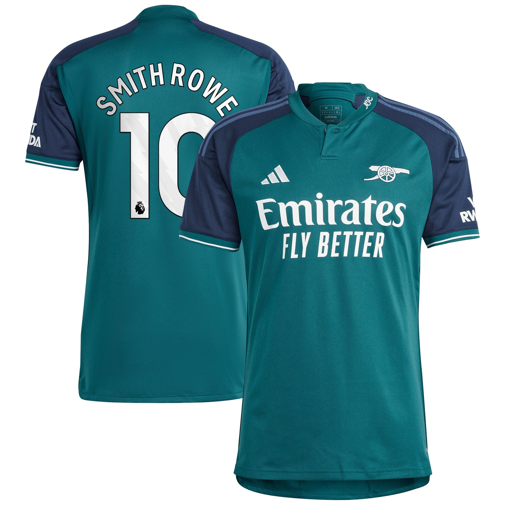 Emile Smith Rowe Arsenal adidas 2023/24 Away Replica Player Jersey - Yellow/Green